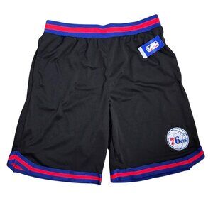 NWT | Philadelphia 76ers NBA Black Basketball Sports Shorts | Xlarge